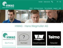 Tablet Screenshot of hwag.com